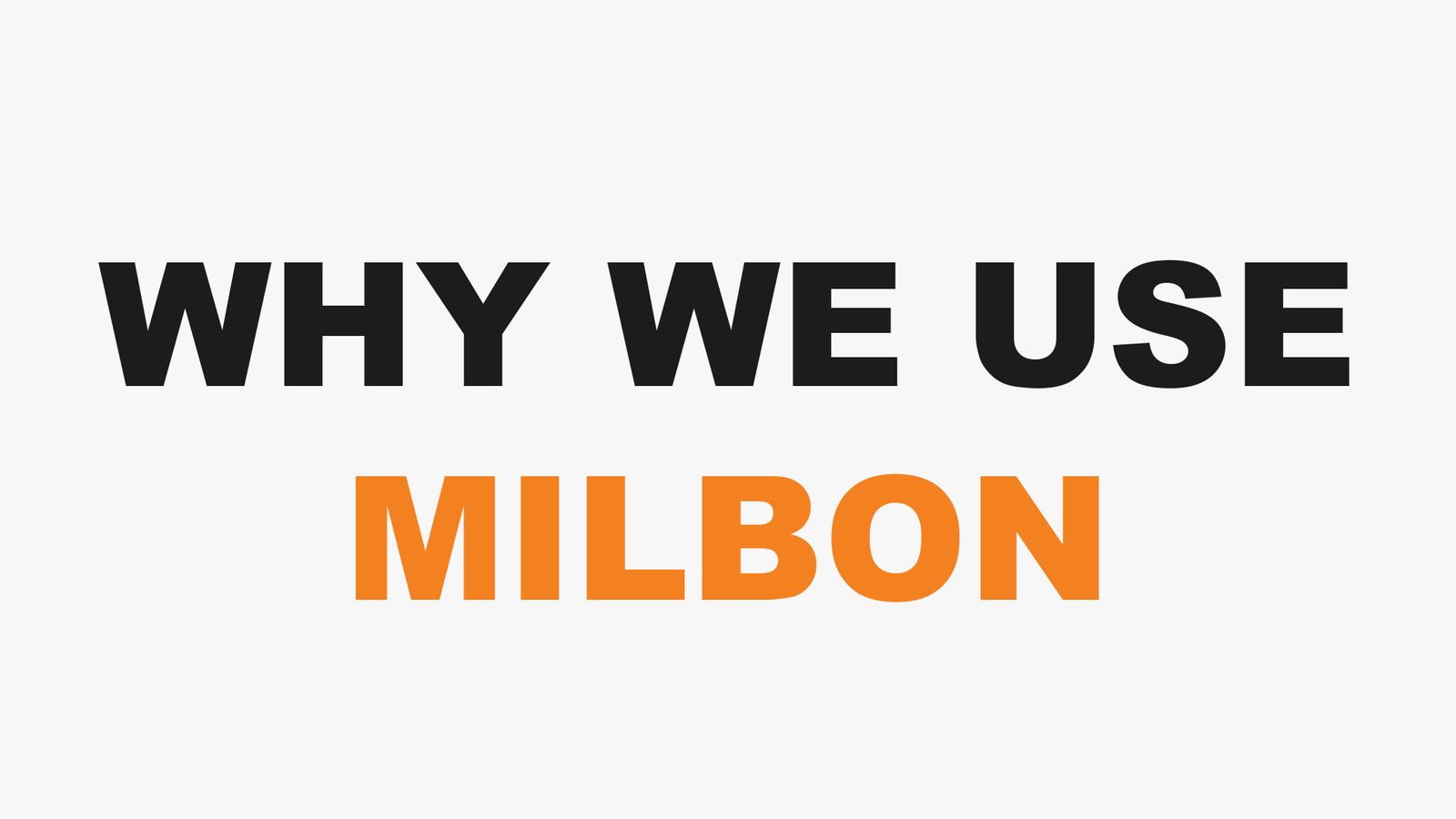 WHY WE USE MILBON at 3rd Coast Salon, Chicago IL