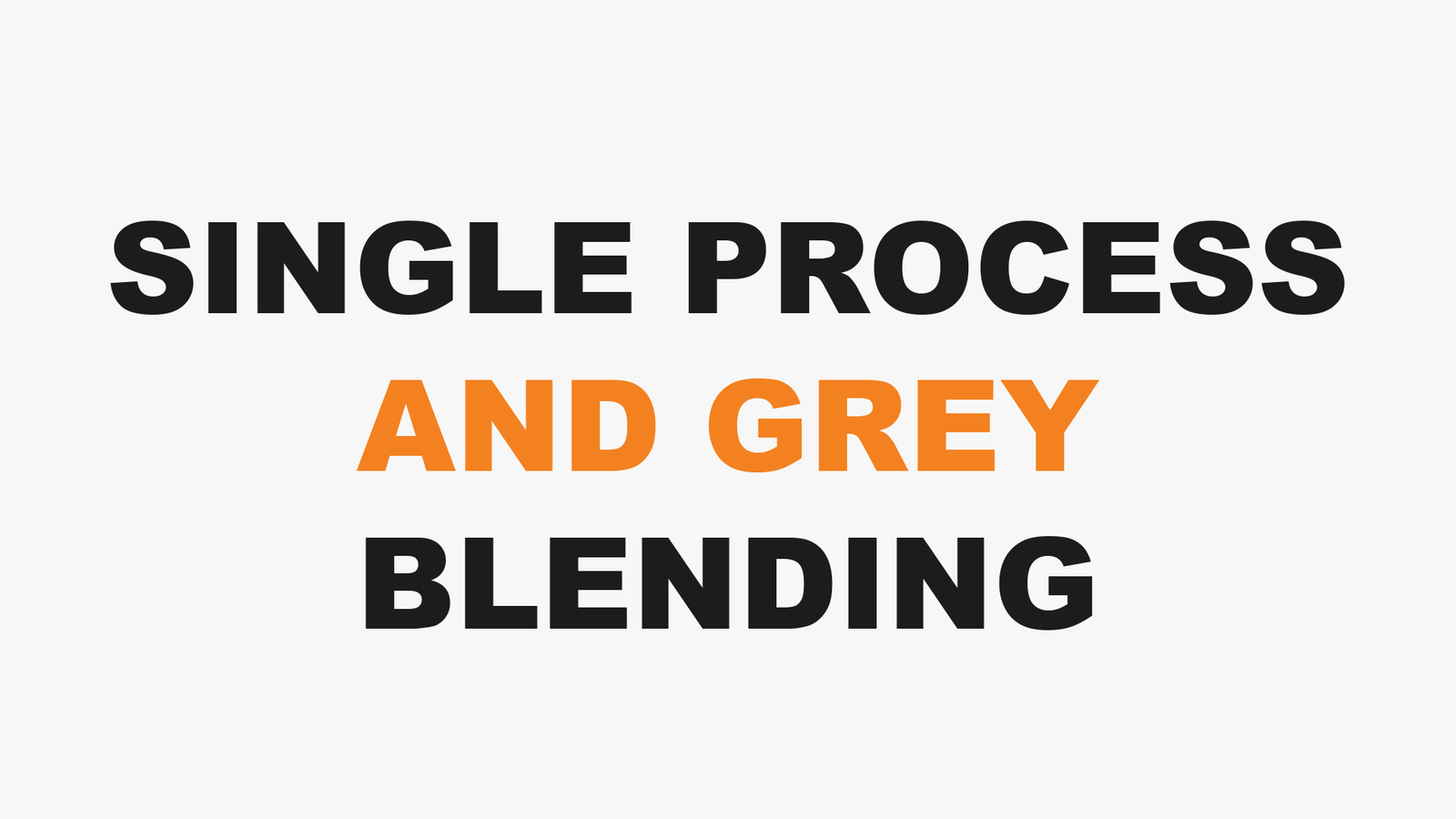 SINGLE PROCESS AND GREY BLENDING at 3rd Coast Salon, Chicago IL