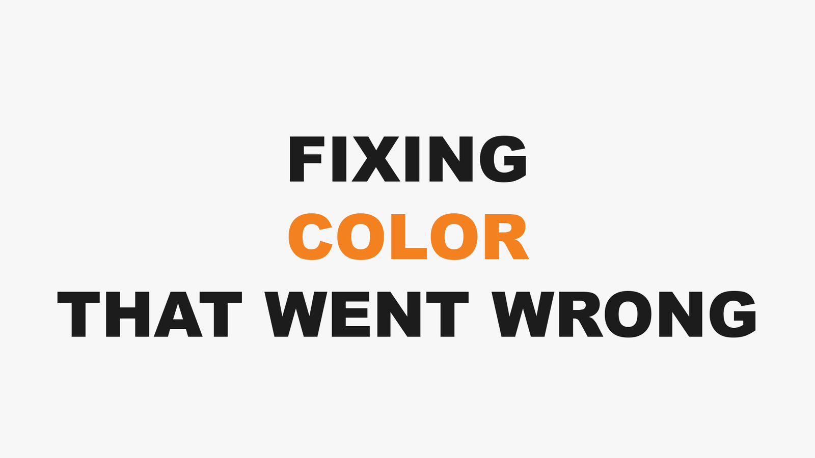 FIXING COLOR THAT WENT WRONG at 3rd Coast Salon, Chicago IL