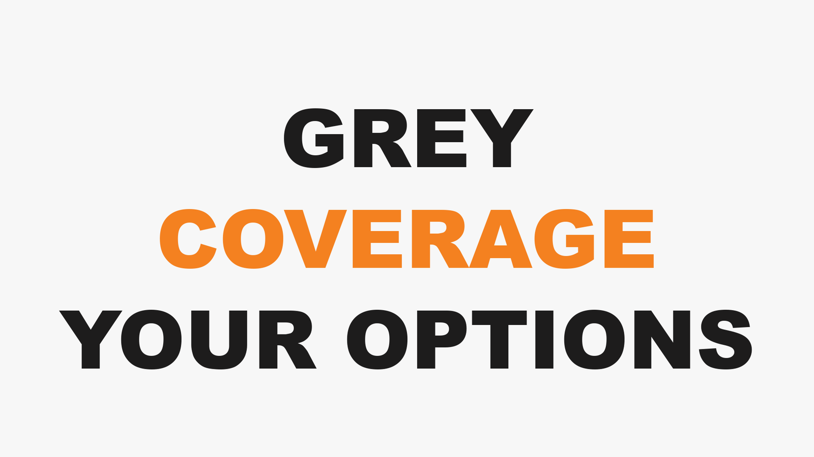 GREY COVERAGE YOUR OPTIONS at 3rd Coast Salon, Chicago IL