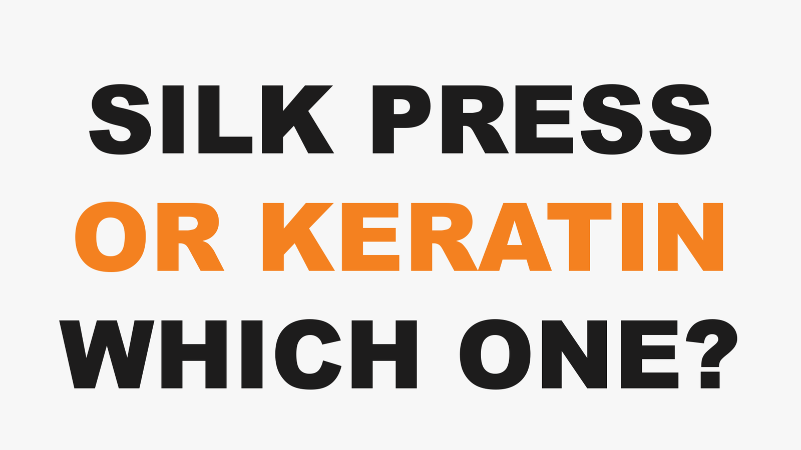 SILK PRESS OR KERATIN WHICH ONE? at 3rd Coast Salon, Chicago IL