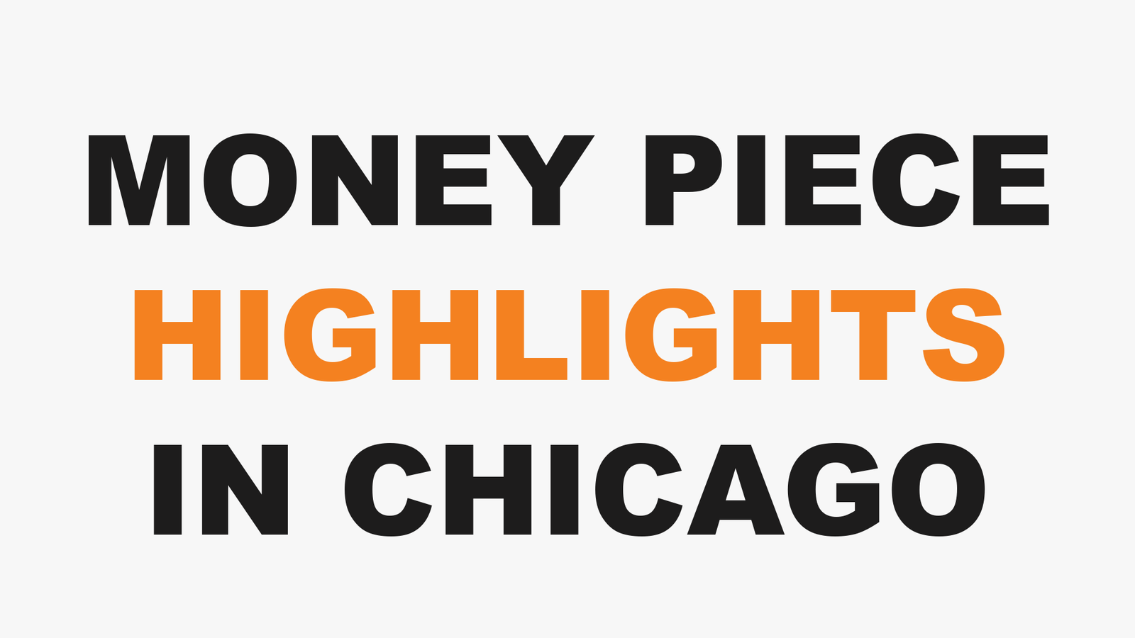 MONEY PIECE HIGHLIGHTS IN CHICAGO at 3rd Coast Salon, Chicago IL