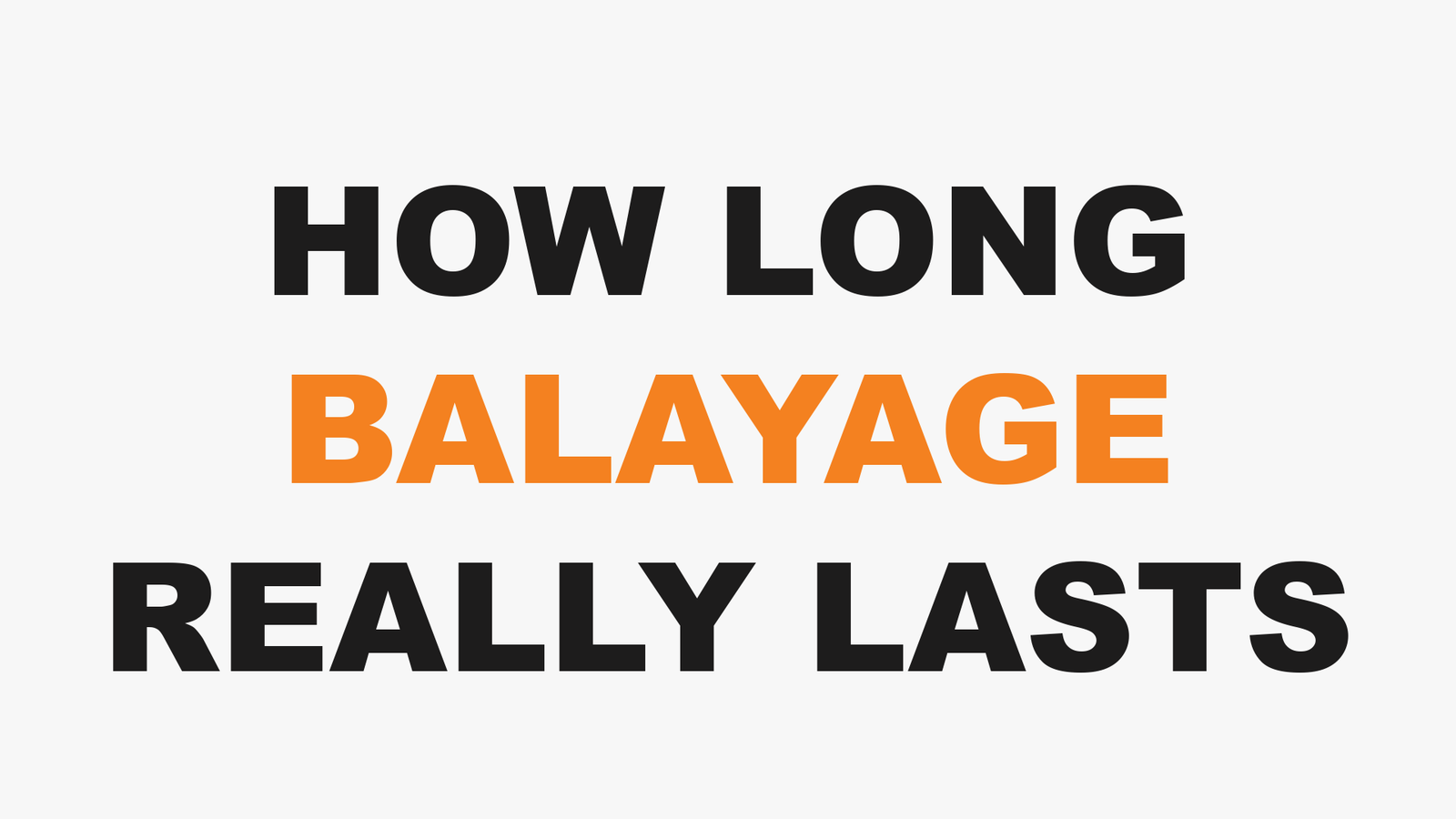 HOW LONG BALAYAGE REALLY LASTS at 3rd Coast Salon, Chicago IL