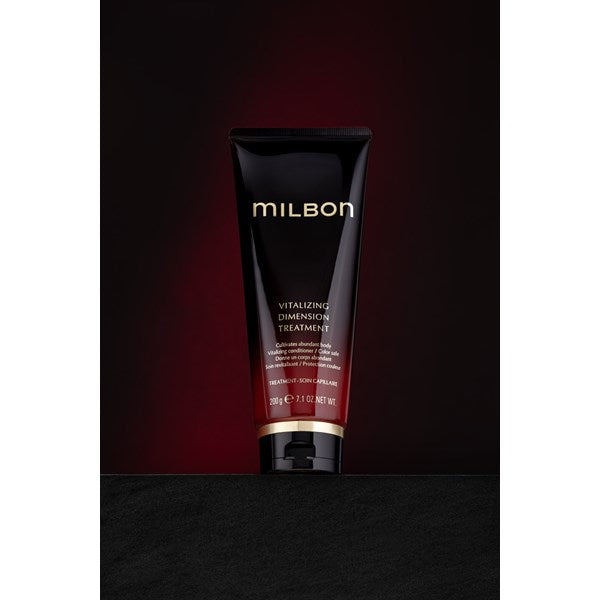 Milbon Gold Vitalizing Dimension Treatment, professional hair care product available at 3rd Coast Salon, Chicago IL.